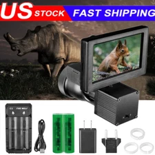 4.3" Night Vision 1080P Scope Hunting Sight Infrared 850nm IR Video Camera