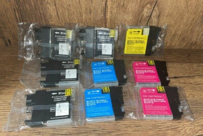 (Lot of 9) Ink Cartridges Black Yellow Cyan Magenta B-LC11 BLC61Y 61C 61M - NEW
