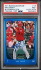 Mike Trout 2011 Bowman Chrome BLUE Ref #175 RC ROOKIE Auto Autograph PSA/DNA 7!