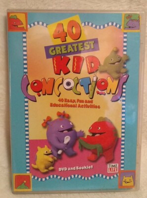 40 Greatest  Kid  Concoctions Educational Activities DVD and Booklet Preowned VG