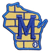 Milwaukee Brewers Road Sleeve World Series MLB Baseball Iron On Patch