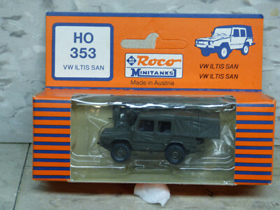 Roco Minitanks (NEW) 1/87 Modern West German VW ILTIS San Jeep Lot #3982K