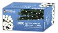 Christmas Workshop 86340 1000 Led Chaser String Lights - Warm White Christmas Workshop 86340 1000 Led Chaser String Lights - Warm White