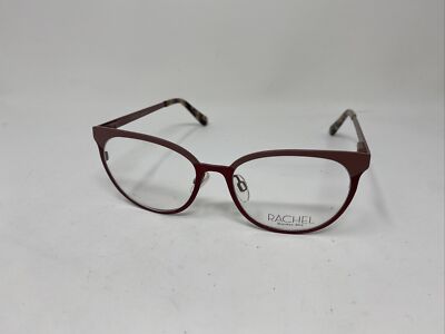 RACHEL ROY EYEWEAR ZEST MAHOGANY 49/16/135 PURPLE BURGUNDY FLEX HINGE WM09
