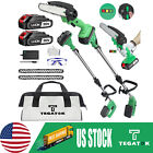 2in1 6 Inch Pole Saw 20V Battery Powered Mini Chainsaw for Tree Trimming Us
