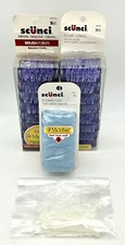 Lot New Scunci Brush Hair Rollers Small Purple Loose Curlers Pins Shower Cap