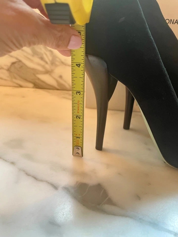 Costume National black suede pumps 37 - Image 4 of 4