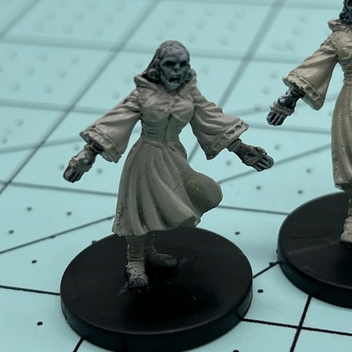 4 x D&D Mini - DEATHLOCK WIGHT #18 Undead Demon Web Series - Picture 4 of 6