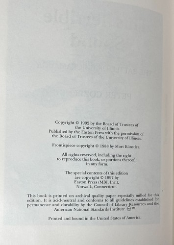 This Terrible Sound von Peter Cozzens, Easton Press Der Bürgerkrieg, 1997 - Bild 6 von 10