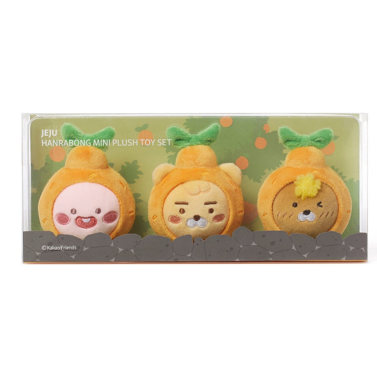KAKAO FRIENDS Jeju Edition Plush Hallabong Face Doll Set | eBay