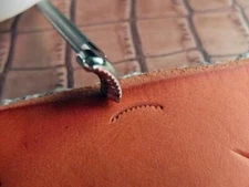 Stainless Steel  leather craft leaf vein Decorative pattern Stamp Tool V708