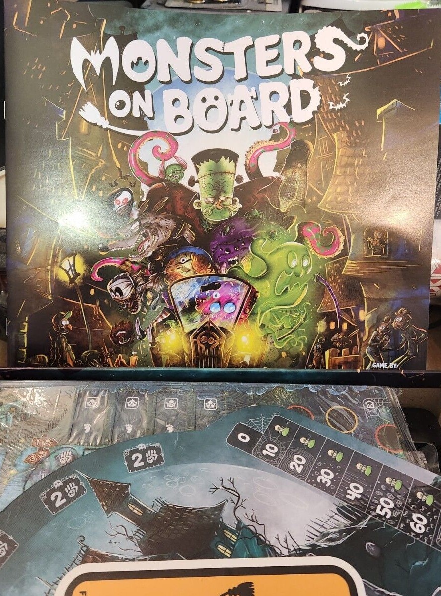 Monsters on Board Board Game Retail Edition eBay