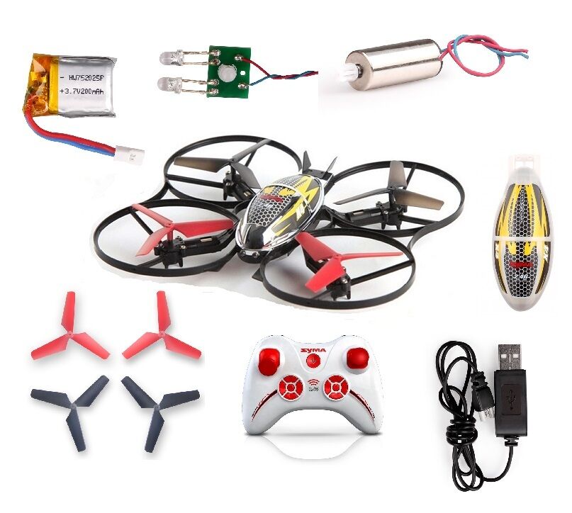 Syma X4 Assault 2.4Ghz Quadcopter Drone All Spare Parts, Blades, Motor, Charger
