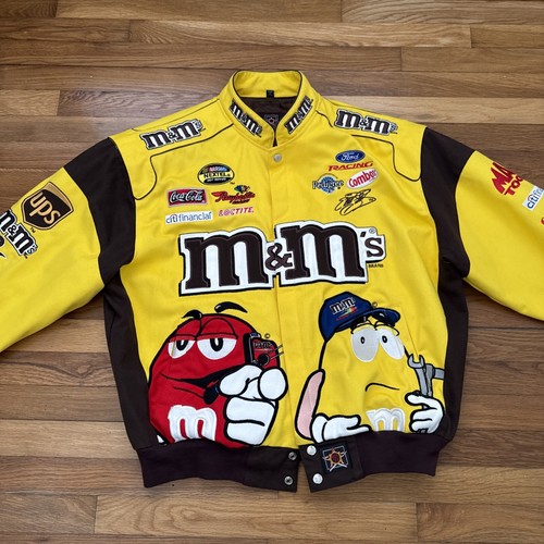 JH Design M&M Elliott Sadler #38 Nascar Jacket Robert Yates Racing Size XL - Picture 2 of 12
