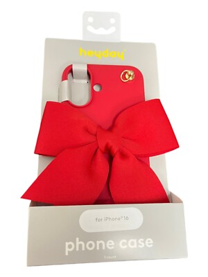 NWT Heyday Red Bow Pop Apple iPhone 16 Cell Phone Case Target