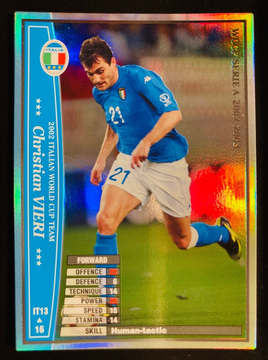 2002-03 Panini WCCF Italy World Cup IT13 Christian Vieri Inter