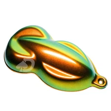 Sour Lava SuperShift Pearl Pigment - Orange / Gold / Green Color Shift Car Paint