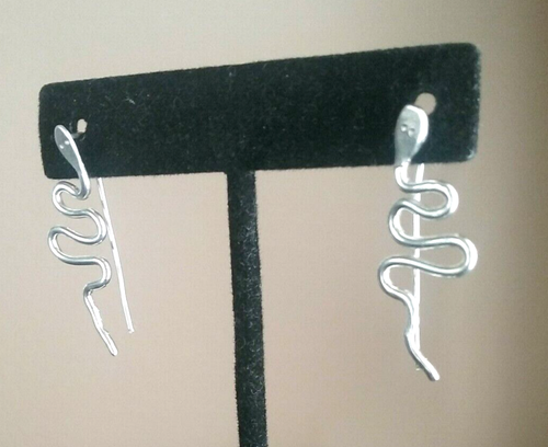 Erick's Sterling Silver Snake Earrings Taxco.925 - 第 5/5 張圖片