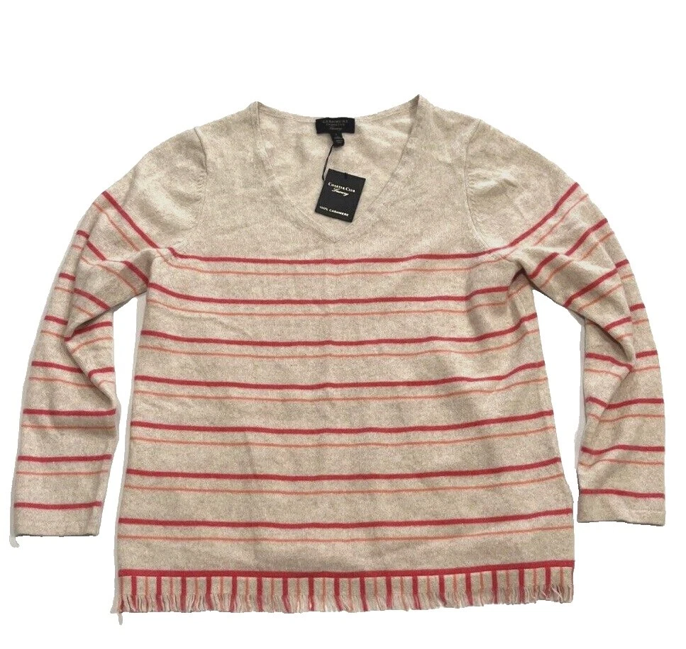 Charter Club Cashmere Striped Sweaters for Women