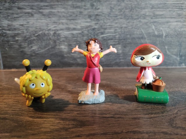 3 Tonie Figuren -Biene Maja-Rotkäpchen-Heidi - Gebraucht voll funktionsfähig 3 Tonie Figuren -Biene Maja-Rotkäpchen-Heidi - Gebraucht voll funktionsfähig