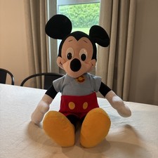 VTG 1988 DISNEY Talking Mickey Mouse PULL STRING PLAYSKOOL 22" PLUSH 70488 Works