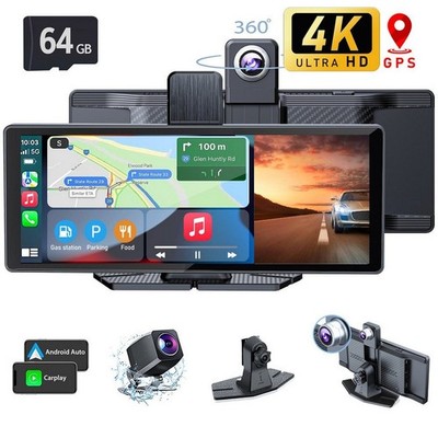 Dashcam Auto Autokamera Kamera Carplay mit GPS Navigationsgerät Dashcam