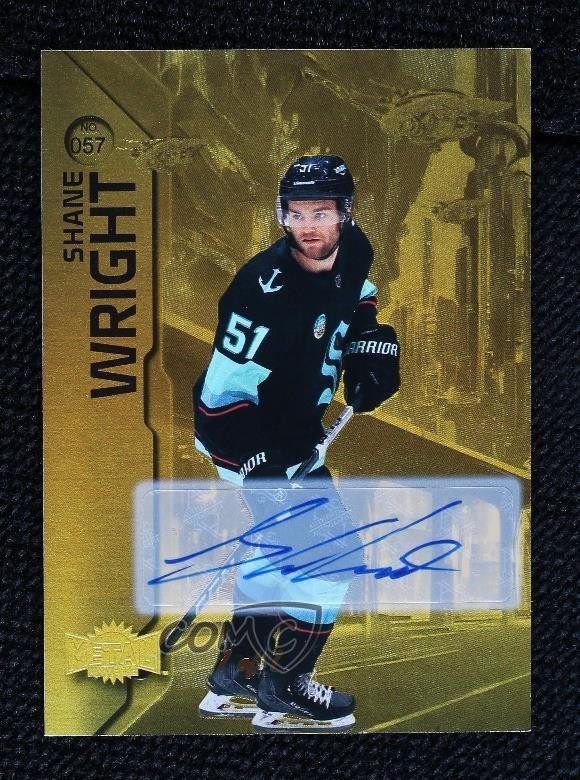 2023-24 Skybox Metal Universe Gold Auto 1/1 Shane Wright #057 Auto 1k1s