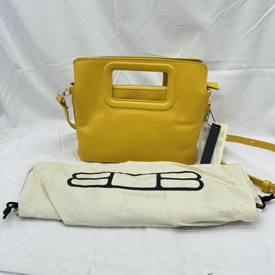 My Best Bag Firenze Viktoria Convertible Clutch Crossbody Bag Leather Canary