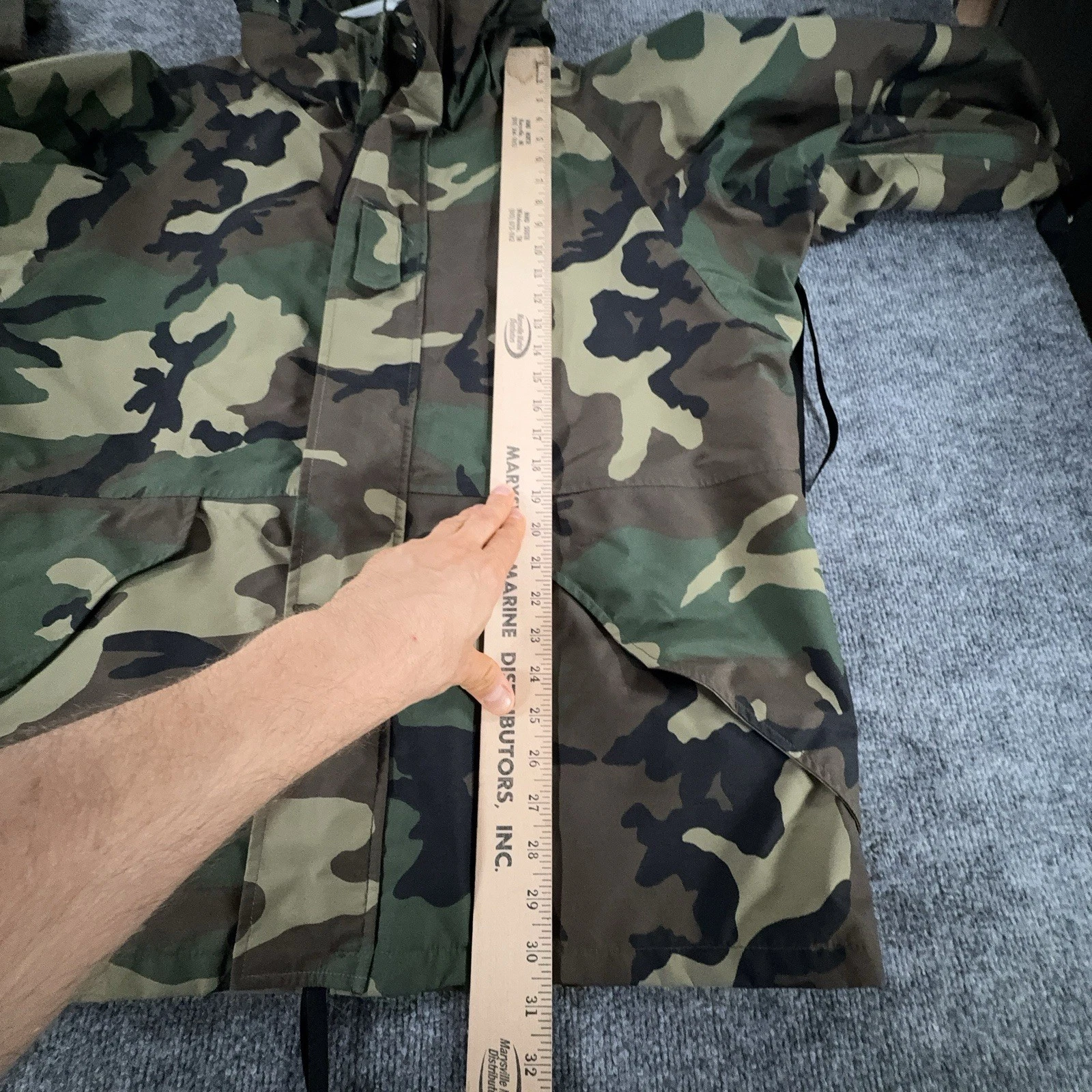 US Military ECWCS Gen 1 Woodland Camo Cold Weather Parka Jacket Pants Set Large - product detail image 9