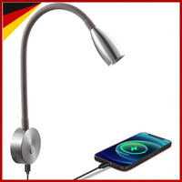 Leselampe 12V Led Dimmbar Schwanenhals Wandmontage 3200K FüR Boot Wohnmobil Auto