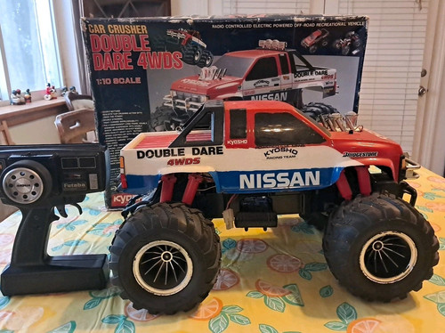 Kyosho Double Dare 1/10 Nissan 4WD Truck Untested As Is - Picture 1 of 24