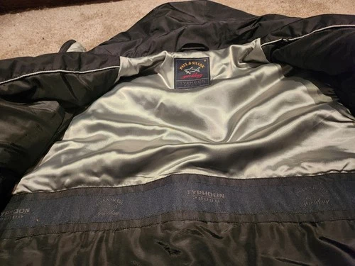 Mens Paul & Shark TYPHOON 20000 Black Jacket M Medium Thermometer image 8