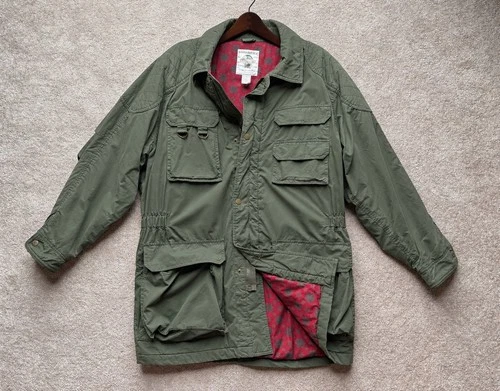 VTG Banana Republic 80’s Safari Field Jacket Lined M-65 Style STUNNING! Medium - product listing photo