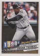 2020 Topps Decades Best Batters Gold 14/50 Frank Thomas #DB-52 HOF 03fh