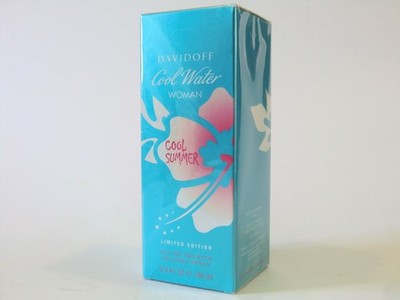 Davidoff Cool Water COOL SUMMER 2009 Woman EDT Nat Spray 100ml - 3.4 Oz BNIB OVP