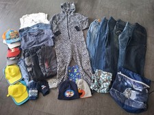 Kleiderpaket 134/140 Junge 22 Teile +6 Gratis Basecaps Paket Jeans, Pullover usw