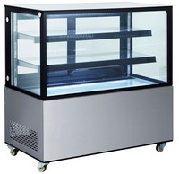 Arktic KüHlvitrine Mit 1 RüCkseitigen TüRe 2 GlasböDen Und 4 Rollen 410 Liter