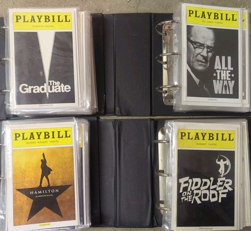 74x LOT- Vintage Playbills In Sheets w/Backer Boards In Binders ALL TITLES SHOWN - Picture 7 of 24