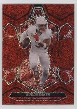 2024 Panini Mosaic Red Sparkle Prizm Budda Baker #7 18rb