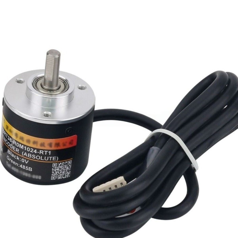 BRT38-R0M1024-RT1 1PC Industrial Rotary Encoder 10Bit 6MM Shaft 38MM RS485 5-24V
