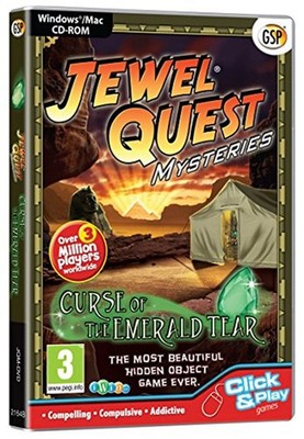 Jewel Quest Mysteries Fluch der Smaragdträne (PC SPIEL) Neu & Sealed