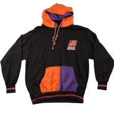 Vintage Starter Phoenix Suns NBA Colorblock Hoodie Mens XL Pullover