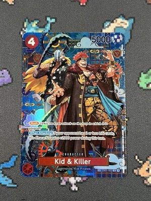 One Piece Card Game TCG- Kid and Killer EB01-003  RARE Alternate Art #EB01-003