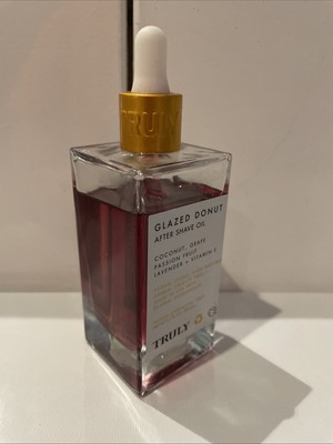 TRULY GLAZED DONUT FACIAL SERUM 1.7oz Glass Bottle Possible Tester Almost Full