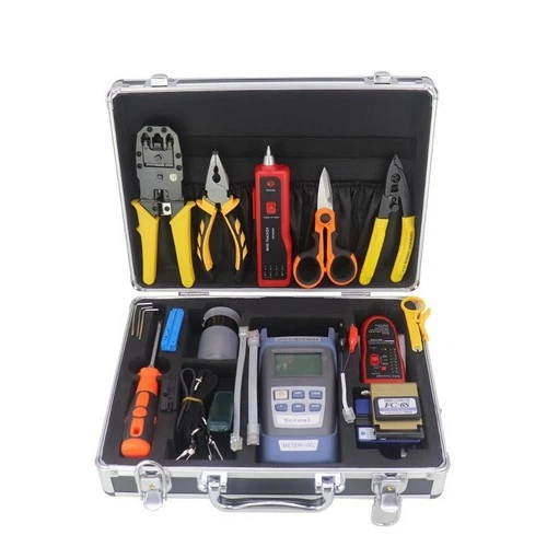 FTTH Optic Fiber Cold Connection Cutting Tool Kit Combination network Line Finde