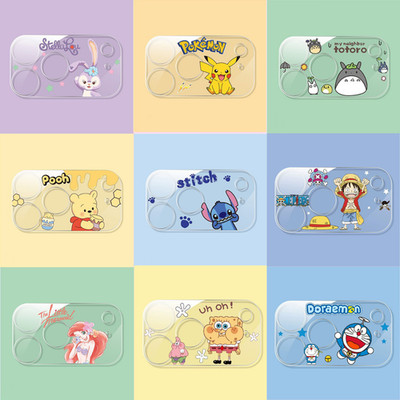 Cartoon iPhone 17 Pro Max Cute Pokémon Tempered Glass Camera Lens Protect Cover