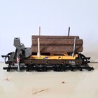 O Gauge Flat Wagon with Logs based on a Playtrain wagon pre owned