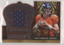 2012 Crown Royale Rookie Royalty Materials Green Prime 101/49 Brock Osweiler 1u6