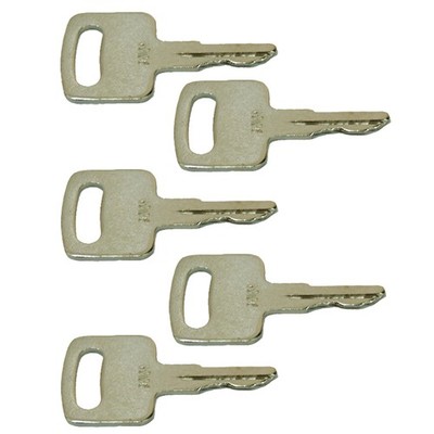 (5) Heavy Equipment Keys Ignition Start Starter Key Set fits JLG Lift Machines