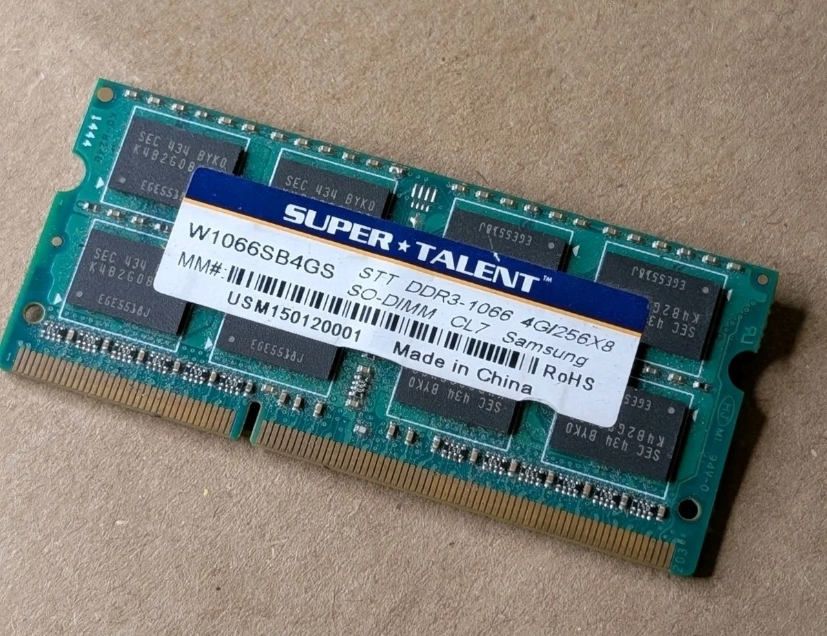 Super Talent WS220UX4G9 Mémoire RAM DDR3 2200 4 Go ST CL9 Speed Series Kit2